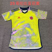 24/25 Colombia Yellow Fans 1:1 Quality Soccer Jersey