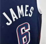 2025 Team USA JAMES #6 Sapphire Blue 1:1 Quality  NBA Jerseys