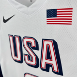 2025 Team USA LEONARD #8 White 1:1 Quality  NBA Jerseys