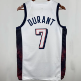 2025 Team USA DURANT #7 White 1:1 Quality  NBA Jerseys