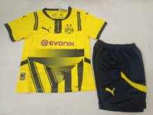 24/25 Dortmund  Away  Kids Kits  1:1 Quality Soccer Jersey