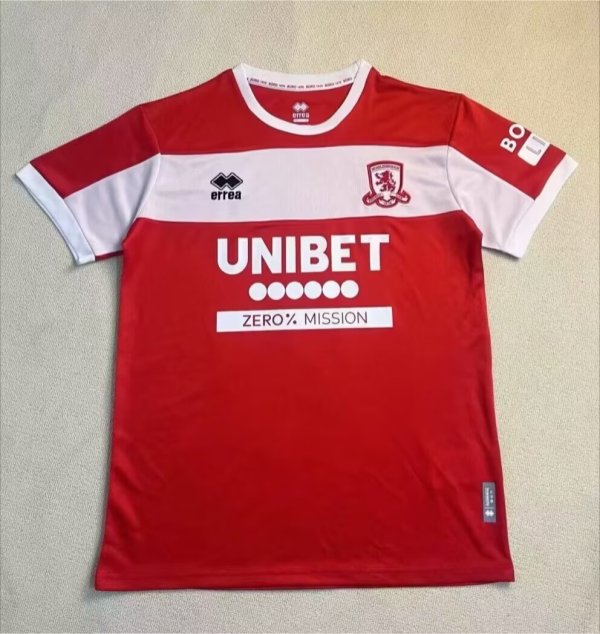 24/25 Middlesbrough Third Red Fans 1:1 Quality  Soccer Jersey