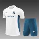 24/25 Marseille White 1:1 Quality Training  Jersey（A-Set）