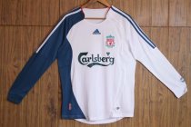 2006/2007 Liverpool  Away Long Sleeve Retro 1:1 Quality Soccer Jersey