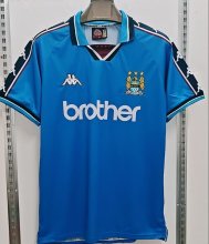 1997/1998 Manchester City Home Fans 1:1 Retro Soccer Jersey