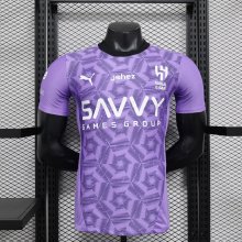 24/25 Al Hilal SFC Third Purple  Player  1:1 Quality Soccer Jersey