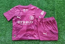 24/25 Manchester City Third Kids Kits 1:1 Quality Soccer Jersey