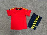 2012 Spain Home Kids Kits  Retro 1:1 Quality Soccer Jersey