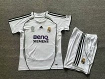 2006/2007 Real Madrid  Home Kids  Retro 1:1 Quality  Soccer Jersey