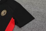 24/25 AC Milan Training Kit Black  1:1 Quality Training Jersey