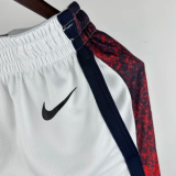 24/25 Team USA White NBA Shorts Pants 1:1 Quality NBA Pants