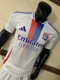 24/25 Lyonnais Home White Player 1:1 Quality Soccer Jersey