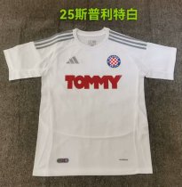 24/25  Hajduk Split White Fans 1:1 Quality Soccer Jersey