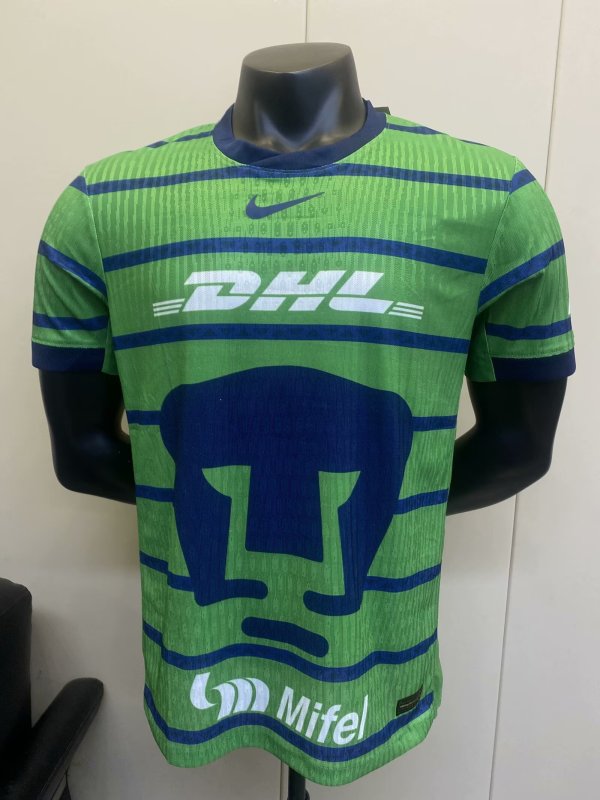 24/25 Pumas Green Goalkeeper  Player 1:1 Quality Soccer Jersey