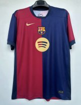 24/25 Barcelona Home Fans 1:1 Quality Soccer Jersey（胸前大logo）