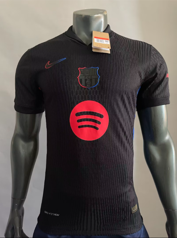 24/25 Barcelona Away Player 1:1 Quality Soccer Jersey（胸前大logo）