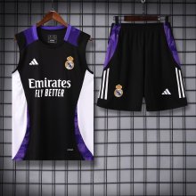 24/25  Real Madrid  Black 1:1 Quality Training Vest（A-Set）