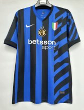 24/25  Inter Milan Home Fans 1:1 Quality  Soccer Jersey