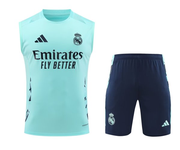 24/25  Real Madrid  Blue 1:1 Quality Training Vest（A-Set）