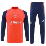 24/25  Manchester United Orange Red Player 1:1 Quality Training Jersey