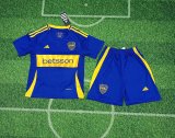 24/25 Boca  Home Kids 1:1 Quality Soccer Jersey