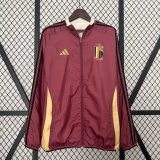 2024 Belgium Red Double Sided Windbreaker