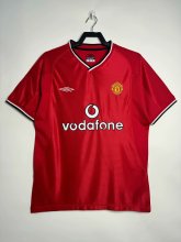 2000/2001 Manchester United Home Fans 1:1 Quality Retro Soccer Jersey