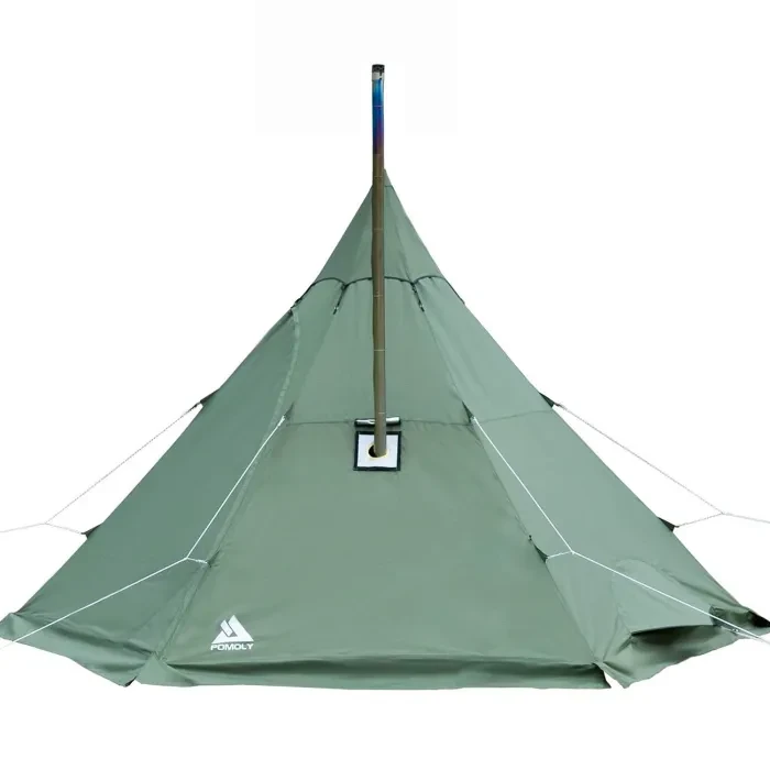 POMOLY Heißes Zelt mit Holzofen Jack für Camping 3-5 Personen