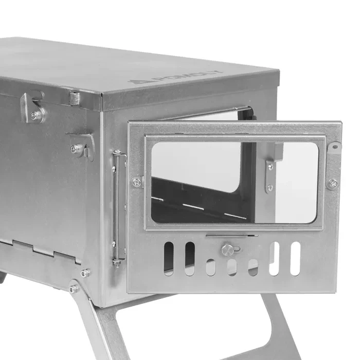 T1 PERSPECTIVE Stove | Titanium Wood Stove for Hot Tent | POMOLY
