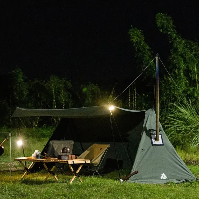 FORT TC Hot Tent | Canvas Hot Shelter Zelt mit Herd Jack Green