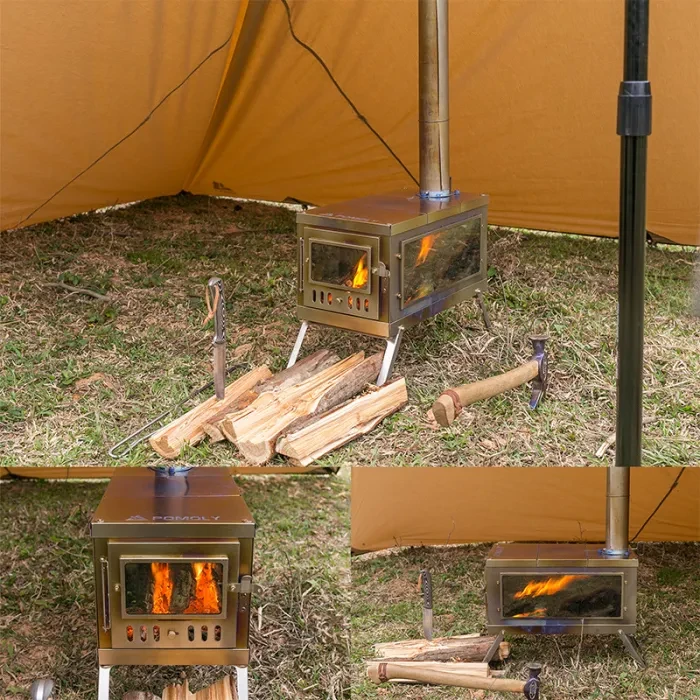 TIMBER HOLZOFEN | Titan-Holzofen für heißes Zelt und Camping | POMOLY  Version