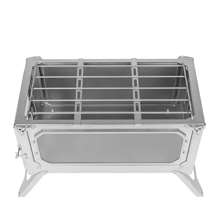 T-Brick Ultra | Tragbarer Titan-Holzofen | Camping Zeltofen für 3-6P | POMOLY  Neue Serie