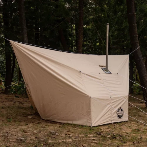 Rhombus Hängematte Hot Tarp | Lonewolf902 Canvas Hot Shelter für Hängematte Camping | Lonewolf902 Design