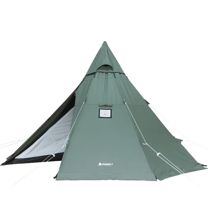 YARN Octa Canvas Hot Tent mit Holzofenheber 3-5 Personen | POMOLY  Neuankömmling