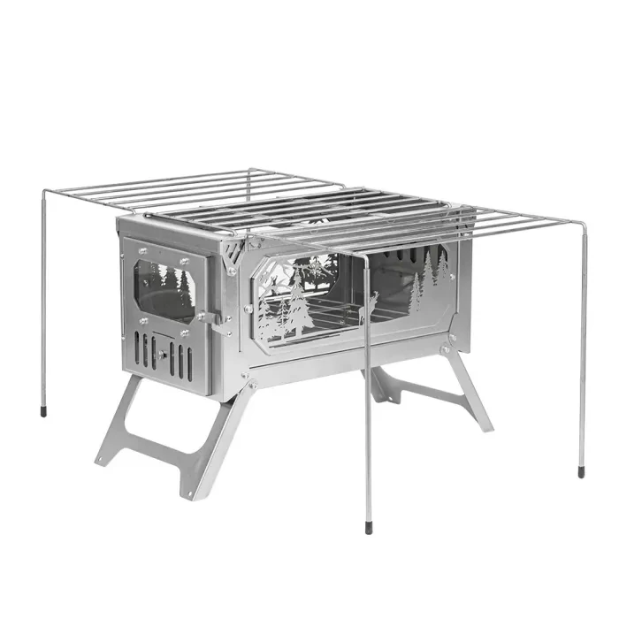 T-Brick Altay Winter Version | Tragbarer Titanholzofen für Hot Tent Camping | Vorrätig