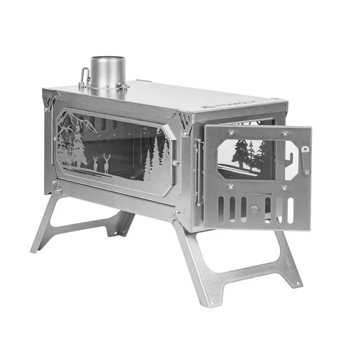 T-Brick Altay Winter Version | Tragbarer Titanholzofen für Hot Tent Camping | Vorrätig