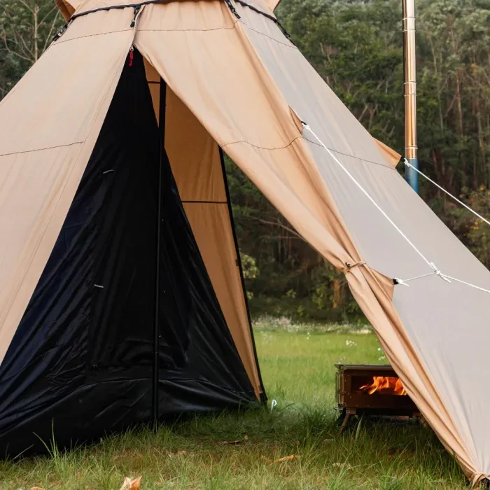 YARN Octa Canvas Hot Tent mit Holzofenheber 3-5 Personen | POMOLY  Neuankömmling