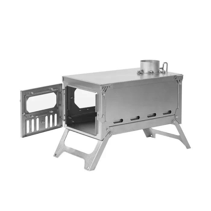 T-Brick Mini | Tragbarer Titanholzofen für Solo Hot Tent Camping | POMOLY  Neue Serie