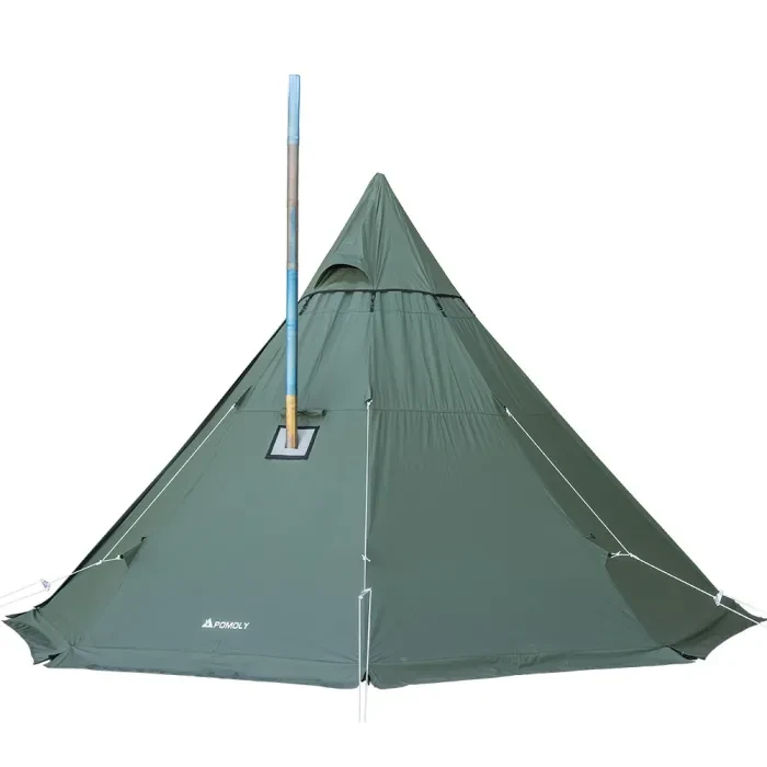 YARN Octa Canvas Hot Tent mit Holzofenheber 3-5 Personen | POMOLY  Neuankömmling