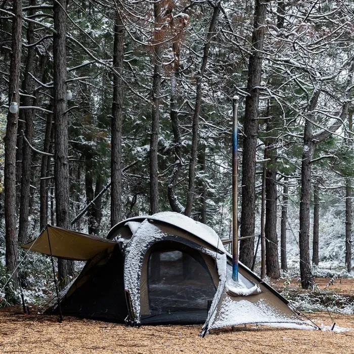LEO 2 | 40D Camping Holzofenzelt | POMOLY Neuankömmling