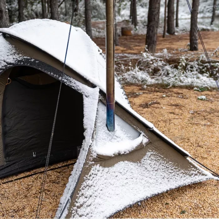 LEO 2 | 40D Camping Holzofenzelt | POMOLY Neuankömmling
