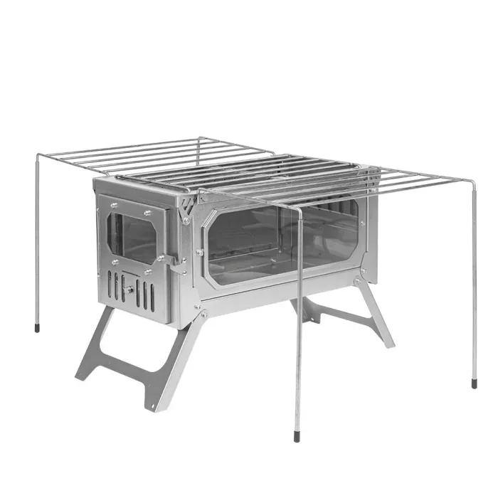 T-Brick 2.0 | Tragbarer Titanholzofen für Hot Tent Camping | POMOLY 2023 Neuzugang | Vorrätig