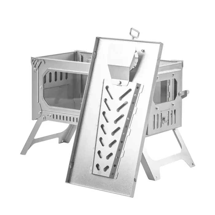 T-Brick 2.0 | Tragbarer Titanholzofen für Hot Tent Camping | POMOLY 2023 Neuzugang | Vorrätig