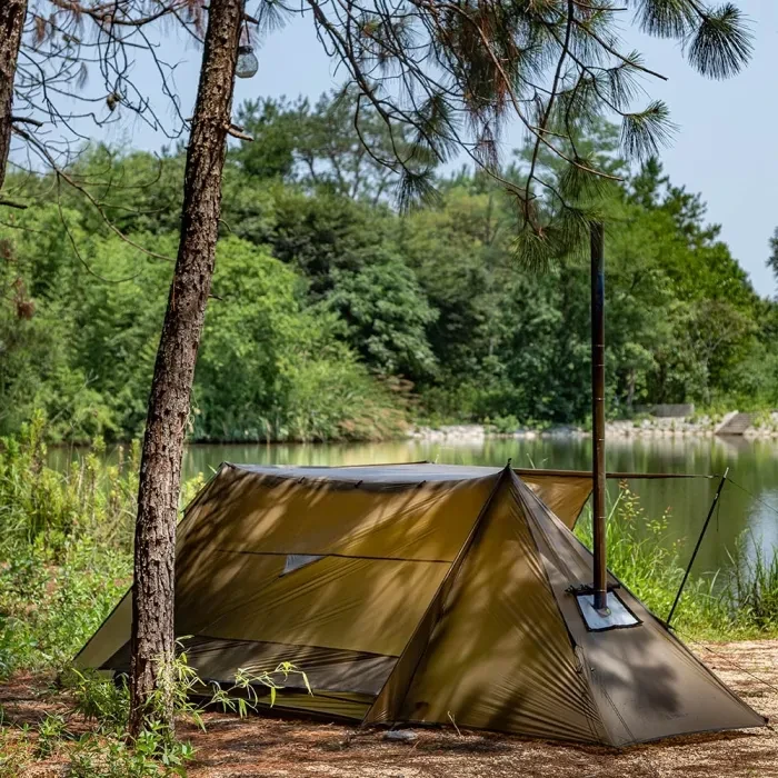 STOVEHUT 20 Ultralight Shelter Hot Tent Camping Zelt mit Stove Jack | POMOLY Neuankömmling