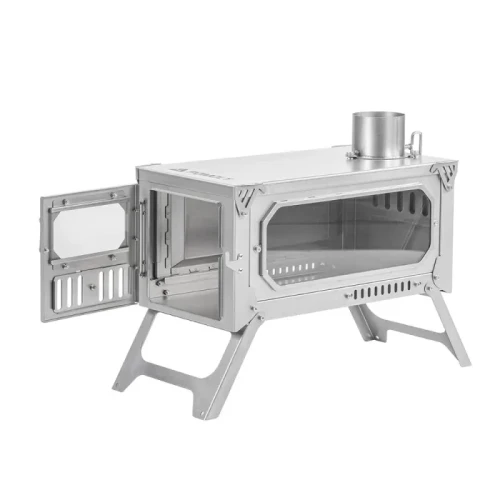 T-Brick 2.0 | Tragbarer Titanholzofen für Hot Tent Camping | POMOLY 2023 Neuzugang | Vorrätig