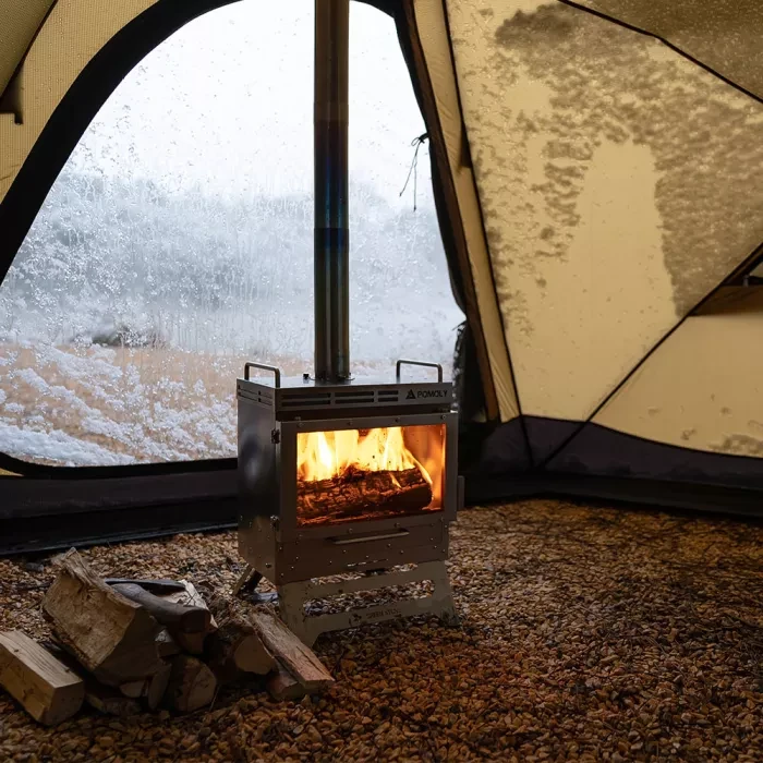 Dweller Ti Zelt Holzofen | Outdoor Kamin fr heies Zelt Camping | Camping  Holzofen