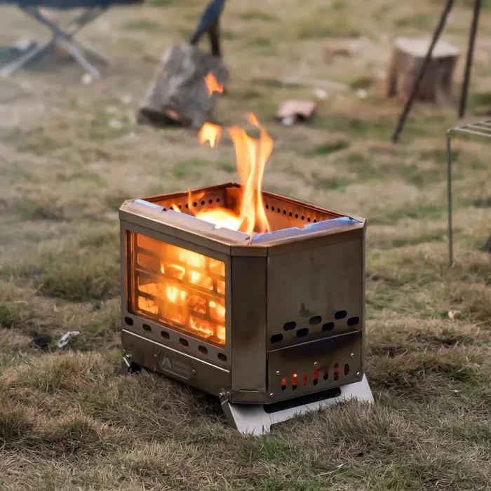 Mjölnir Titan Feuerstelle | POMOLY x CAMPING TOGETHER Camping Holzofen | Neuankömmling