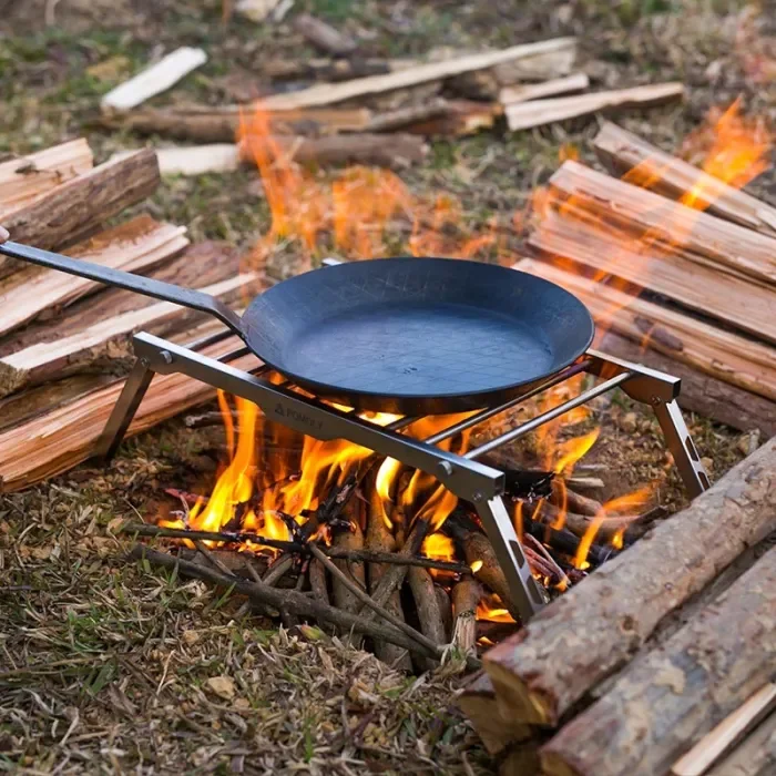 TG Grill Ultraleichter Titan-Klappgrillrost | POMOLY