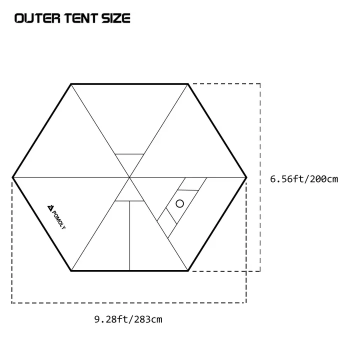HUSSAR 20 | Solo Tipi Hot Tent | POMOLY Neuheit 2023