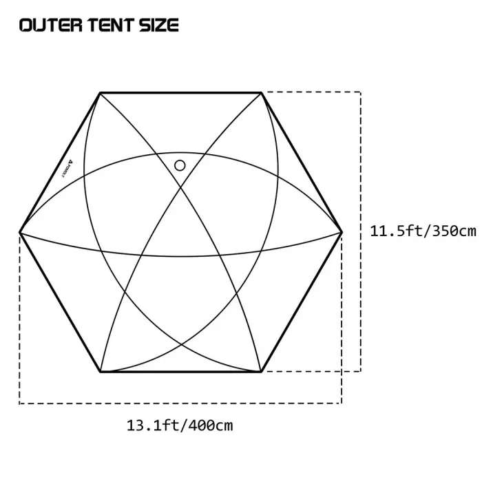 Dome X6 Pro | Freistehendes Campingzelt | POMOLY Neuheit 2024